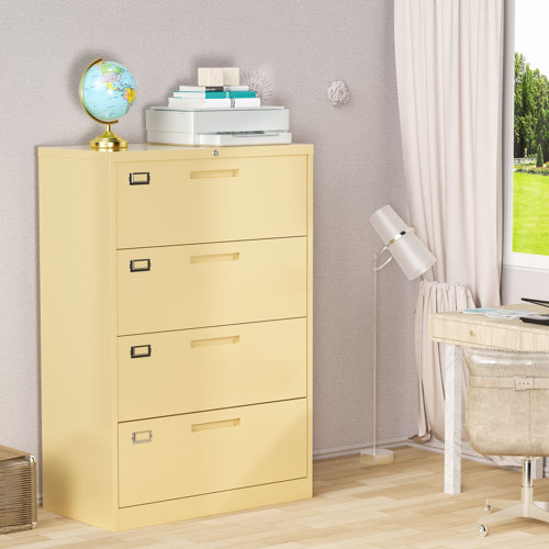 Filing Cabinets You Ll Love In 2023 Wayfair Canada   4 Drawer Steel Lateral Filing Cabinet 